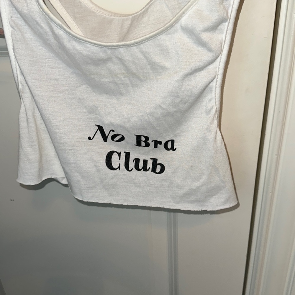 No Bra Club half shirt